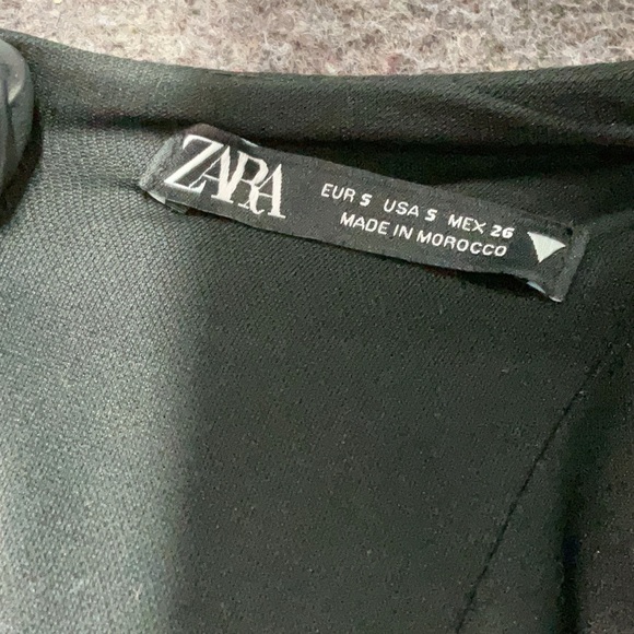 ZARA Floral Print Sweetheart Neckline Puff Sleeve Mini Dress – Size Small - Picture 5 of 6